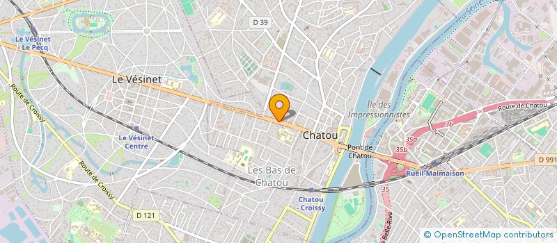 localisation de l'entreprise MADAME REGINE ALMERAS  CHATOU