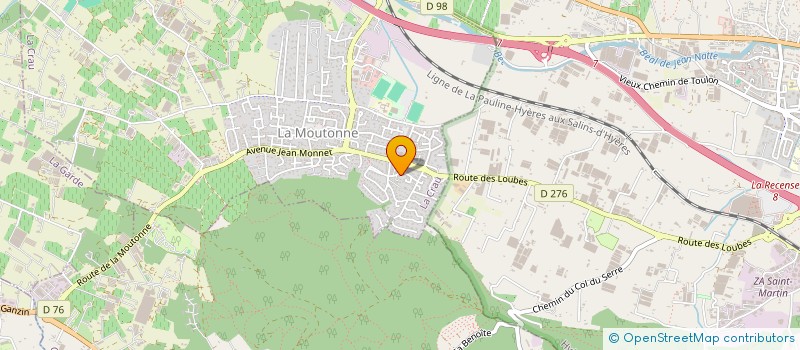 localisation de l'entreprise MADAME REGINE ANACLET  LA CRAU