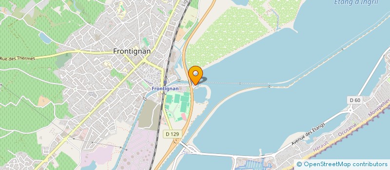 localisation de l'entreprise MADAME REGINE ANDREO à FRONTIGNAN