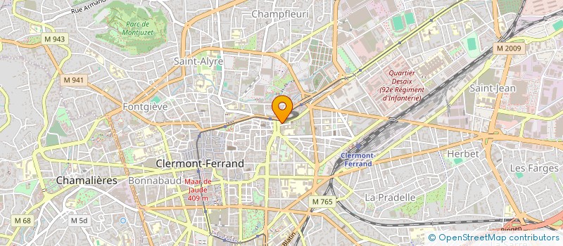 localisation de l'entreprise MADAME REGINE ANDRODIAS à CLERMONT-FERRAND