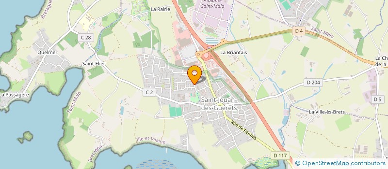 localisation de l'entreprise MADAME REGINE AUMONT à SAINT-JOUAN-DES-GUERETS
