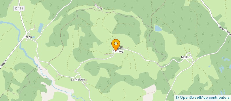localisation de l'entreprise MADAME REGINE AURIBAULT à OUROUX EN MORVAN