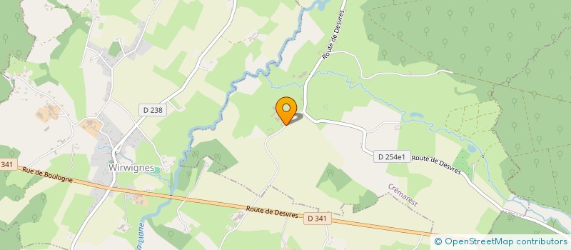 localisation de l'entreprise MADAME REGINE BACQUET  CREMAREST