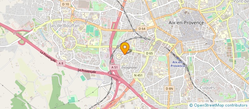 localisation de l'entreprise MADAME REGINE BANDET à AIX-EN-PROVENCE