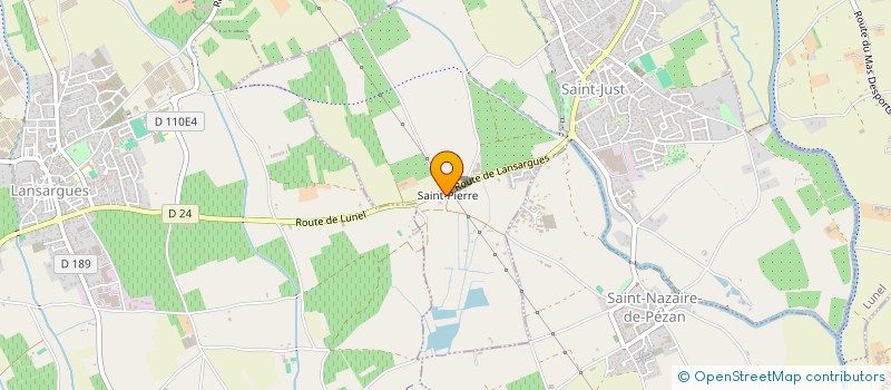 localisation de l'entreprise MADAME REGINE BARBET  SAINT-JUST