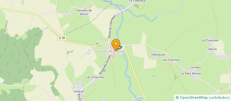 localisation de l'entreprise MADAME REGINE BEAUME à LURCY-LE-BOURG