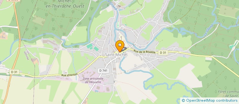localisation de l'entreprise MADAME REGINE BELLABIOD à SAINT-MICHEL
