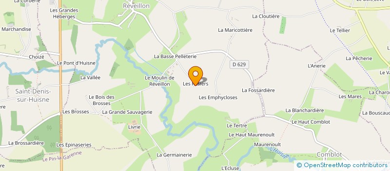 localisation de l'entreprise MADAME REGINE BELLANGER à REVEILLON