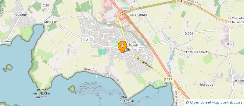 localisation de l'entreprise MADAME REGINE BELLANGER  SAINT-JOUAN-DES-GUERETS