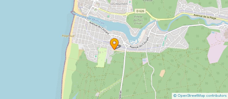 localisation de l'entreprise MADAME REGINE BENTEJAC  MIMIZAN