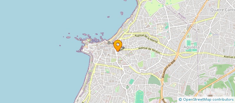 localisation de l'entreprise MADAME REGINE BERDET à BIARRITZ