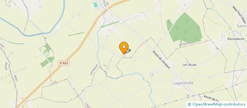 localisation de l'entreprise MADAME REGINE BERTHOUMIEUX  PUYLAURENS