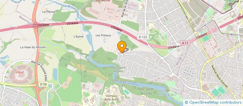 localisation de l'entreprise MADAME REGINE BERTRAND à AVRILLE