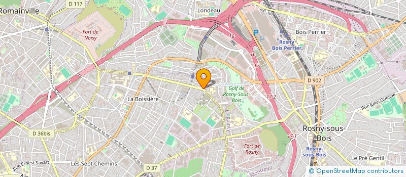 localisation de l'entreprise MADAME REGINE BIATCHA  MONTREUIL