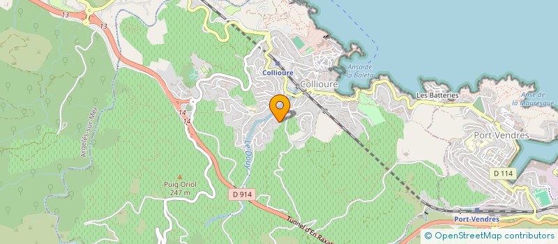 localisation de l'entreprise MADAME REGINE BLAY  COLLIOURE