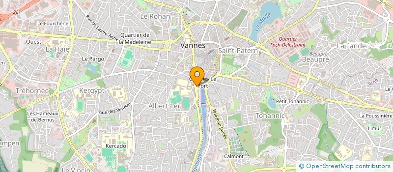 localisation de l'entreprise MADAME REGINE BOUCHER à VANNES