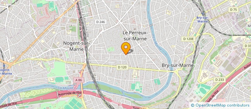 localisation de l'entreprise MADAME REGINE BOURDOIS à LE PERREUX-SUR-MARNE