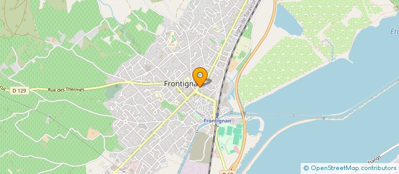 localisation de l'entreprise MADAME REGINE BRES à FRONTIGNAN