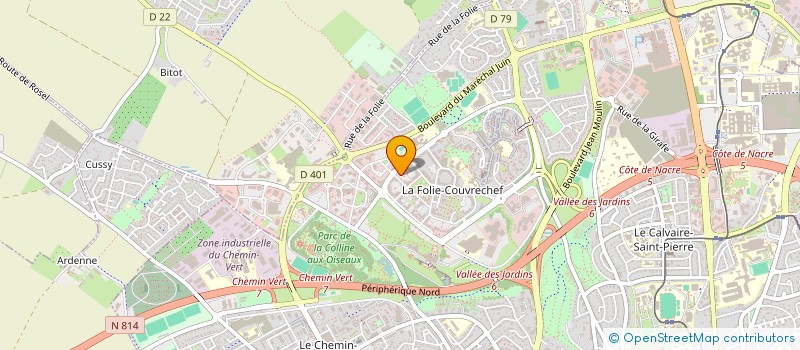 localisation de l'entreprise MADAME REGINE BRIERE à CAEN