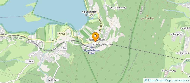 localisation de l'entreprise MADAME REGINE BUCCI  AIGUEBELETTE-LE-LAC