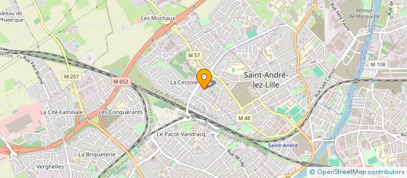 localisation de l'entreprise MADAME REGINE BUCHOT à LAMBERSART
