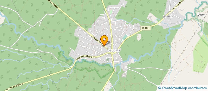 localisation de l'entreprise MADAME REGINE CAMBLONG  SAUCATS