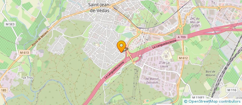 localisation de l'entreprise MADAME REGINE CAMPLO  SAINT-JEAN-DE-VEDAS