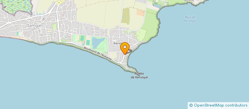 localisation de l'entreprise MADAME REGINE CANTIN  DAMGAN