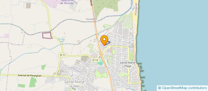 localisation de l'entreprise MADAME REGINE CARPENTIER  SAINTE-MARIE-LA-MER