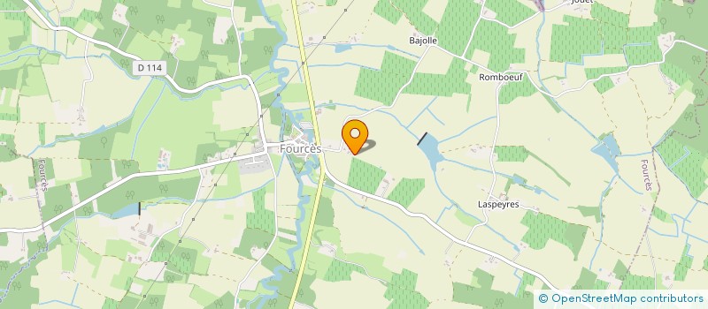 localisation de l'entreprise MADAME REGINE CASTANDET  FOURCES