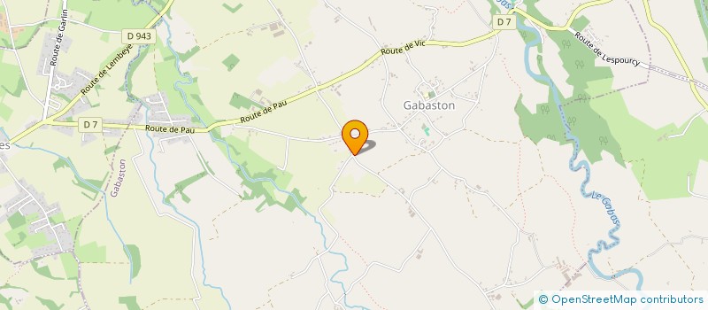 localisation de l'entreprise MADAME REGINE CAZENAVE  GABASTON