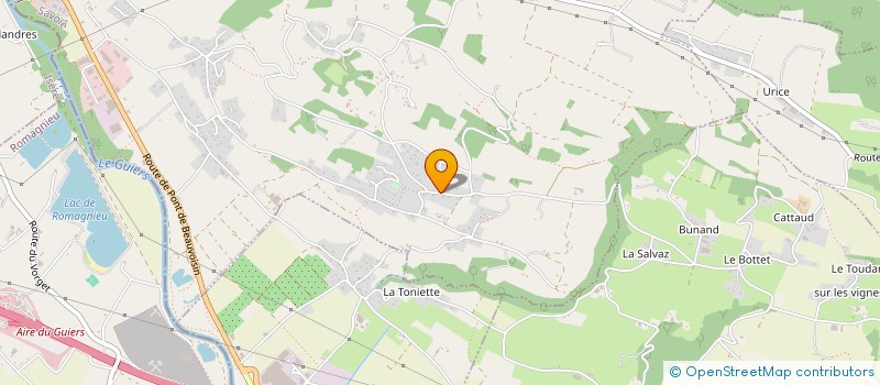 localisation de l'entreprise MADAME REGINE CHABERT  SAINT-GENIX-LES-VILLAGES