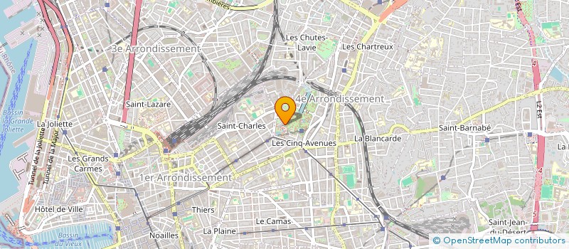 localisation de l'entreprise MADAME REGINE CLARET DE FLEURIEU à MARSEILLE 4EME