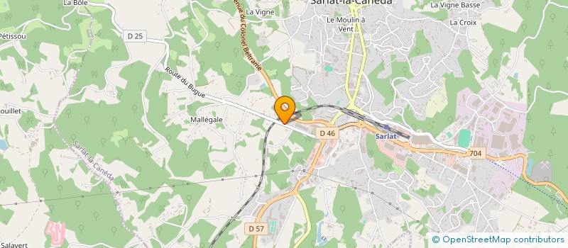 localisation de l'entreprise MADAME REGINE CLAVEL  SARLAT-LA-CANEDA