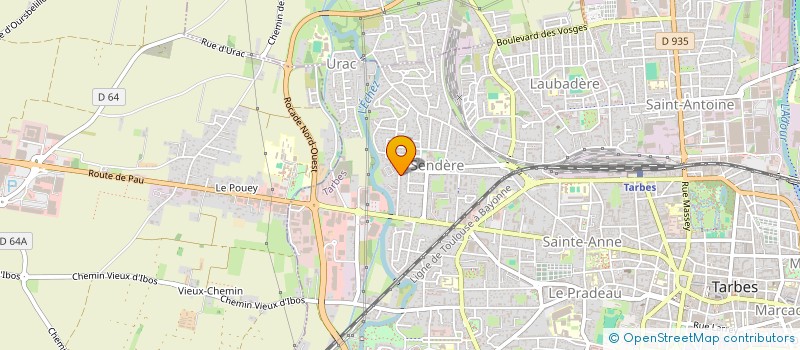 localisation de l'entreprise MADAME REGINE CONNOUE à TARBES