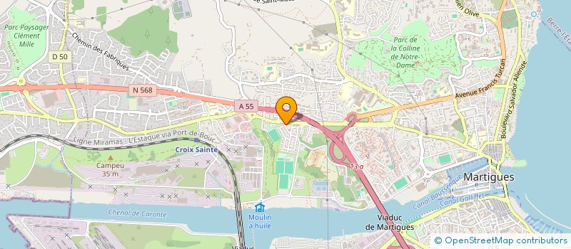 localisation de l'entreprise MADAME REGINE CORTES à MARTIGUES