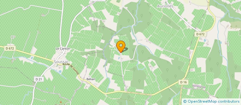 localisation de l'entreprise MADAME REGINE COURGEAU  AURIOLLES