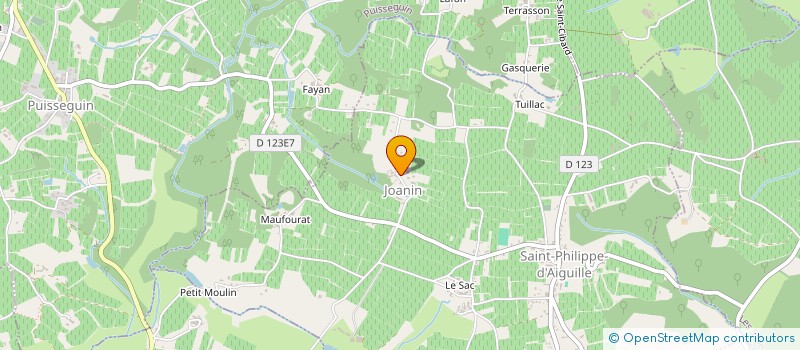 localisation de l'entreprise MADAME REGINE CROISIT  SAINT PHILIPPE D'AIGUILLE