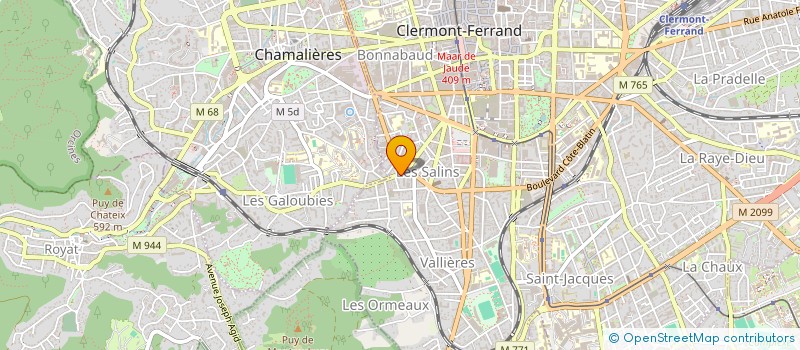 localisation de l'entreprise MADAME REGINE DAGARD  CLERMONT-FERRAND