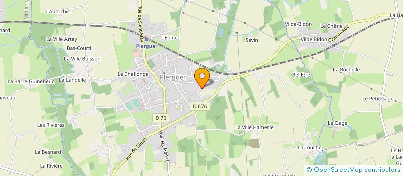 localisation de l'entreprise MADAME REGINE DALLA-COSTA  PLERGUER