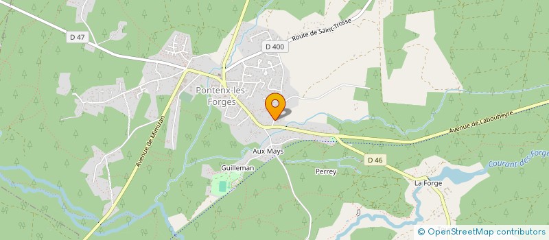 localisation de l'entreprise MADAME REGINE DARTIGUES  PONTENX-LES-FORGES