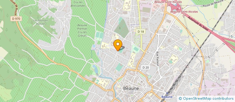 localisation de l'entreprise MADAME REGINE DEBIN à BEAUNE