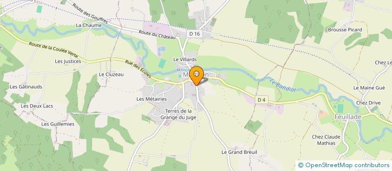 localisation de l'entreprise MADAME REGINE DELAGE  MARTHON