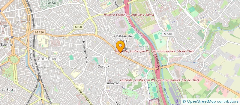 localisation de l'entreprise MADAME REGINE DELAMPLE à TOULOUSE