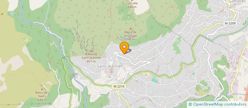 localisation de l'entreprise MADAME REGINE DELHORBE  SAINT-JEANNET