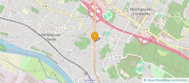localisation de l'entreprise MADAME REGINE DEMBELE à MONTIGNY-LES-CORMEILLES
