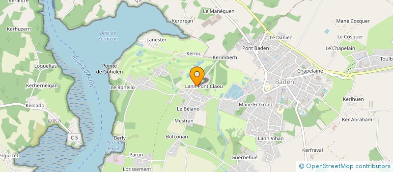 localisation de l'entreprise MADAME REGINE DENAIS à BADEN