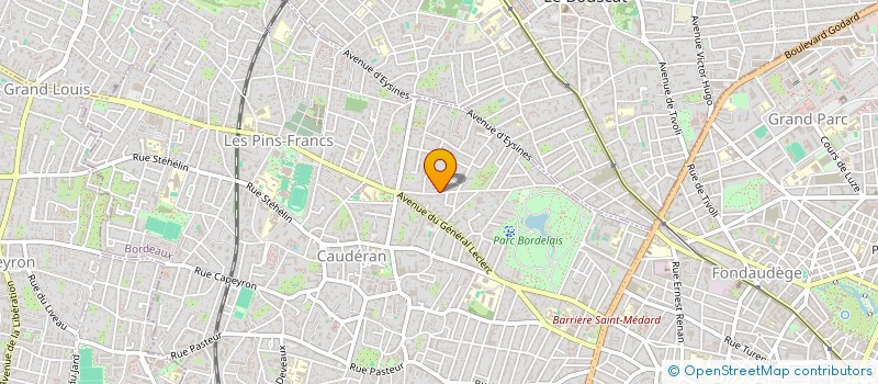 localisation de l'entreprise MADAME REGINE DESCAMPS  BORDEAUX