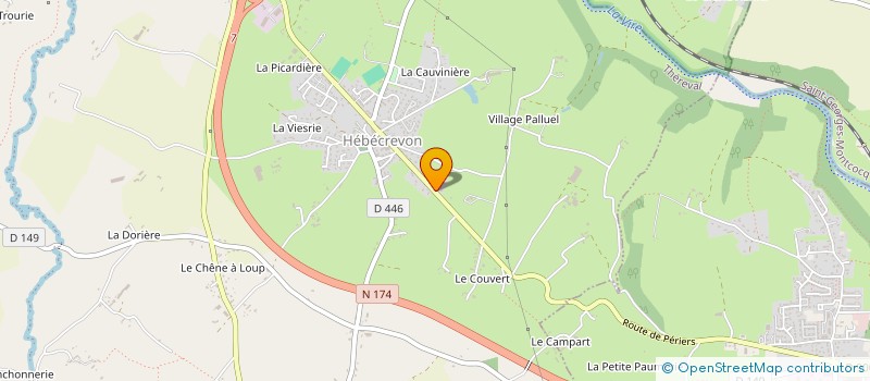 localisation de l'entreprise MADAME REGINE DESVAGES à THEREVAL