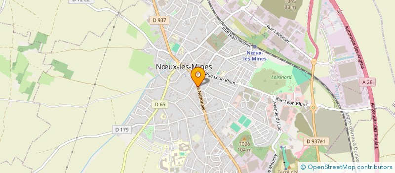localisation de l'entreprise MADAME REGINE DEVASSENNE à NŒUX-LES-MINES